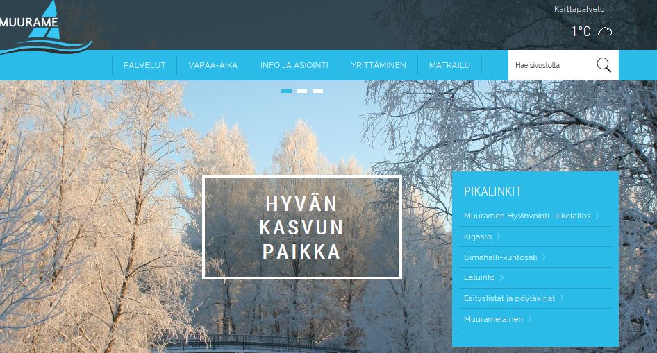Muuramen kunnan uudet verkkosivut